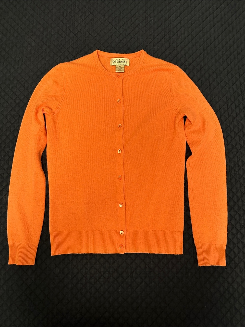 Cashmere Crewneck Cardigan Sweater - pink XS Sutton Studio Cashmere Bloomingdale